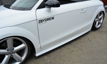 Диффузоры Racing (листвы) под пороги Audi TT mk2 версия RS фото