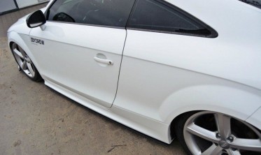 Диффузоры Racing (листвы) под пороги Audi TT mk2 версия RS фото