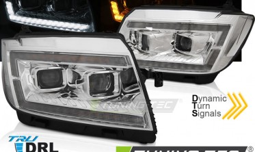 Тюнинговые передние фары VW CRAFTER II TUBE LIGHT фото