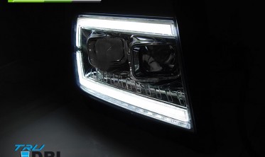 Тюнинговые передние фары VW CRAFTER II TUBE LIGHT фото