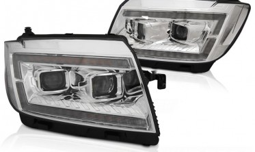 Тюнинговые передние фары VW CRAFTER II TUBE LIGHT фото