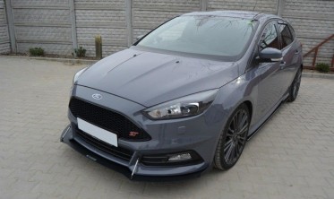 Racing накладка переднього бампера Ford Focus 3 рестайл ST вер.2 фото