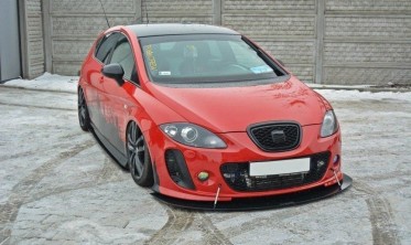 Racing дифузор переднього бампера Seat Leon mk2 MS Design (вер.1) фото