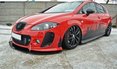 Racing накладка переднього бампера Seat Leon mk2 MS Design (вер.2) фото