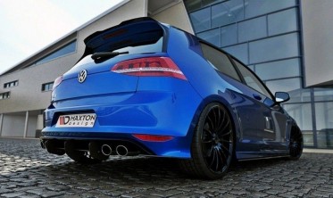Комплект накладок заднего бампера VW Golf 7 R Hatchback фото