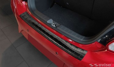 ЗАЩИТНАЯ НАКЛАДКА НА ЗАДНИЙ БАМПЕР Mitsubishi Space Star черная фото