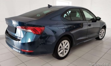 Защитная листва на задний бампер из нержавейки Skoda Octavia 4 Liftback фото