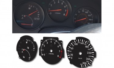Шкала-заменитель миль на километры Toyota Supra MK4 фото