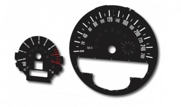 Шкали-замінники з миль на км Mini R56/57, Countryman R60, Clubman R55 фото