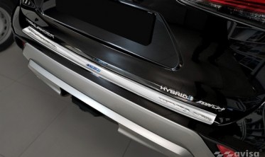накладка для защиты заднего бампера TOYOTA HIGHLANDER 4 фото