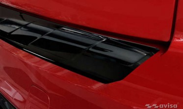 Захисна накладка (планка) з нержавіючої сталі на задній бампер Ford Kuga 3 ST-Line фото