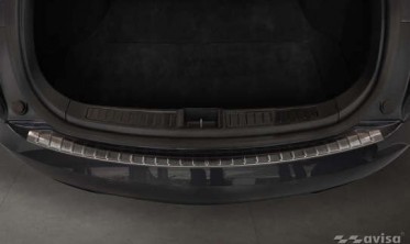 Накладка (планка) для захисту заднього бампера Tesla Model S фото