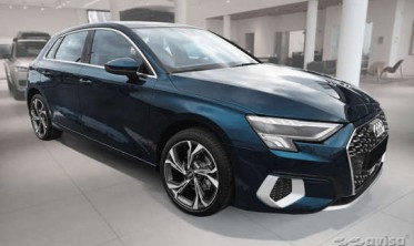 захисна накладка на край заднього бампера Audi A3 IV 8Y Sportback фото