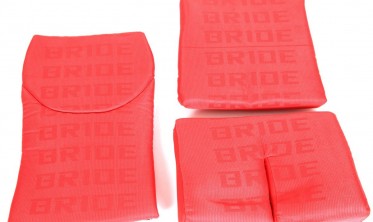 Спортивні склопластикові сидіння LOW MAX K608 Welur Bride Red фото