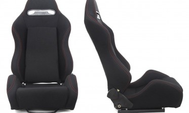 Черные тканевые сиденья для автомобиля R-LOOK фото
