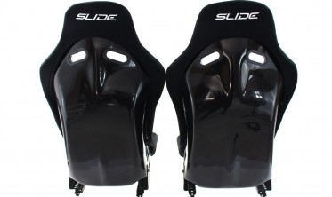 Ковші автомобільні SLIDE R1 тканина Black S фото