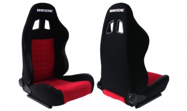 Спортивні автомобільні сидіння RAPID тканина Bride Red/Black фото