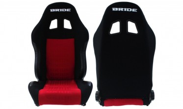 Спортивные автомобильные сиденья RAPID ткань Bride Red/Black фото