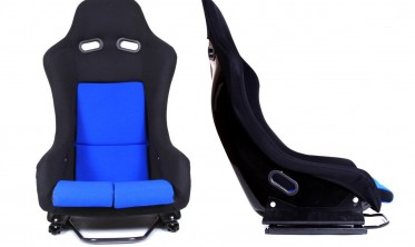 Автомобильные сиденья ковши GTR ткань Black/Blue фото