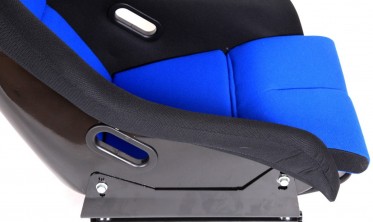 Автомобильные сиденья ковши GTR ткань Black/Blue фото