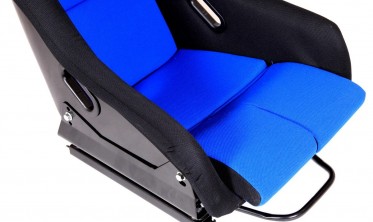 Автомобильные сиденья ковши GTR ткань Black/Blue фото