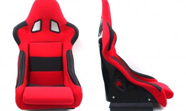 Спортивные автомобильные кресла ковши RICO ткань Red фото