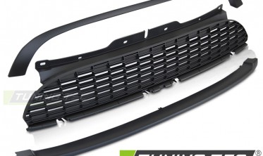 Решетка радиатора MINI COOPER R56 / R57 / R55 в JCW стиле, черная матовая фото