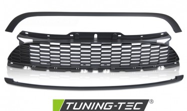 Тюнинговая решетка Mini Cooper R56 / R57 / R55 в стиле JCW, черная матовая фото