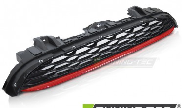 решетка радиатора в спорт стиле MINI COOPER F55, F56, F57 BLACK RED фото