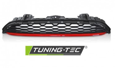решетка радиатора в спорт стиле MINI COOPER F55, F56, F57 BLACK RED фото