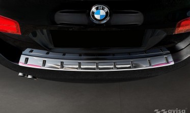 накладка STRONG на задний бампер BMW 5 F11 Touring фото