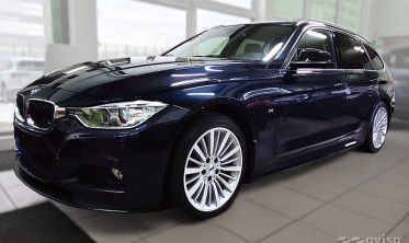 Захисна накладка (ліства) Strong на край заднього бампера BMW 3 F31 Touring фото