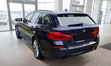 защитная накладка STRONG на задний бампер с загибом BMW 5 G31 Touring фото