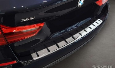 защитная накладка STRONG на задний бампер с загибом BMW 5 G31 Touring фото