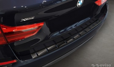 Черная листва Strong на задний бампер BMW 5 универсал G31  фото