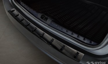 накладка STRONG з нержавіючої сталі на задній бампер Dacia Duster фото