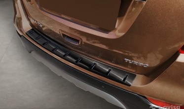 Чорна захисна накладка (ліства) Strong на задній бампер Opel Mokka X фото