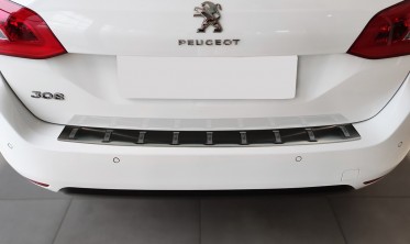 Листва Strong на задний бампер Peugeot 308 МК2 универсал фото