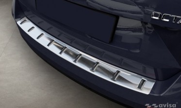 Листва Strong для защиты заднего бампера Skoda Octavia 3 рестайл Kombi фото