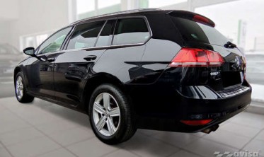 Захисна накладка (ліства) Strong на задній бампер Volkswagen Golf 7 Variant фото