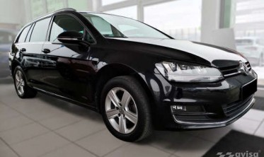 Захисна накладка (ліства) Strong на задній бампер Volkswagen Golf 7 Variant фото