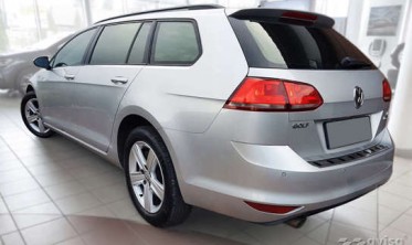 накладка STRONG на задний бампер VW Golf VII дорестайл универсал фото