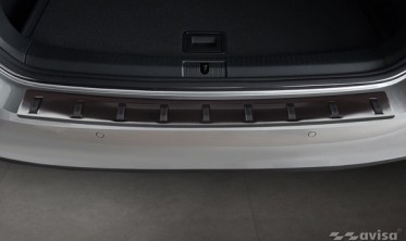накладка STRONG на задний бампер VW Golf VII дорестайл универсал фото