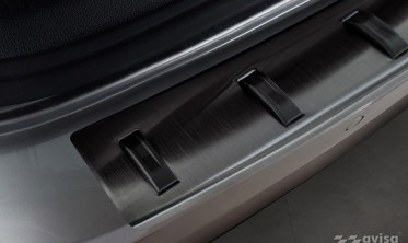накладка STRONG на задний бампер VW Golf VII дорестайл универсал фото
