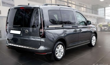 Листва Strong для защиты заднего бампера Volkswagen Caddy 4 фото