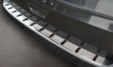 Листва Strong для защиты заднего бампера Volkswagen Caddy 4 фото