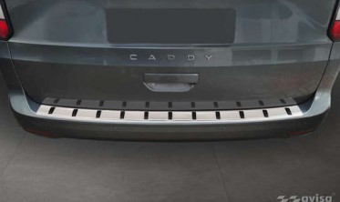 Листва Strong для защиты заднего бампера Volkswagen Caddy 4 фото
