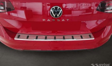 Листва Strong для защиты заднего бампера VW Passat B8 Variant фото