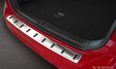 Листва Strong для защиты заднего бампера VW Passat B8 Variant фото