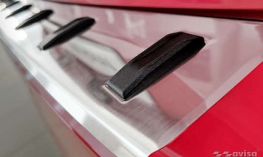Листва Strong для защиты заднего бампера VW Passat B8 Variant фото